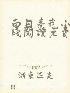 白日梦我小说在线阅读免费