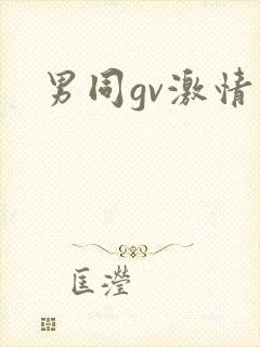 男同gv激情