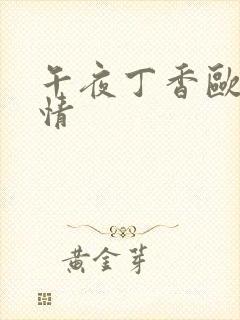 午夜丁香欧美激情