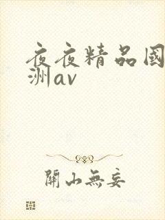 夜夜精品国产亚洲av