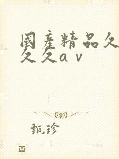 国产精品久久久久久aⅴ封面