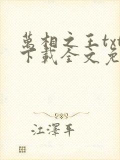 万相之王txt下载全文免费下载