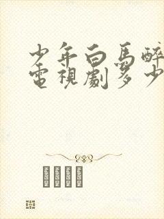 少年白马醉春风电视剧多少集