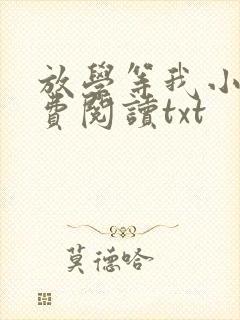 放学等我小说免费阅读txt