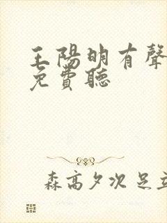 王阳明有声小说免费听