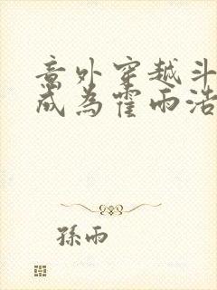 意外穿越斗罗并成为霍雨浩的哥哥封面