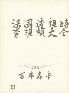 法国透视时装走秀视频大全