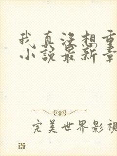 我真没想重生啊小说最新章节阅续