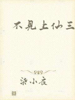 不见上仙三百年