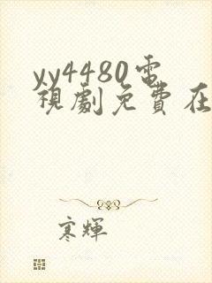 yy4480电视剧免费在线观看