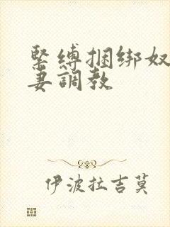 紧缚捆绑奴隶人妻调教