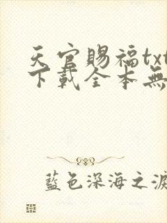天官赐福txt下载全本无删减版