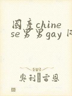 国产chinese男男gay 网站