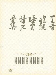 爱情睡醒了40集免费观看西瓜