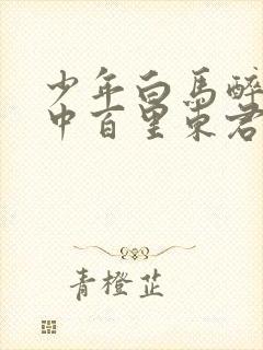 少年白马醉春风中百里东君结局