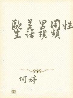 欧美男同性恋性生活视频封面