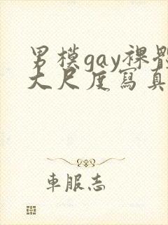 男模gay裸体大尺度写真