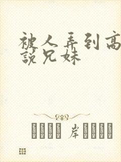 被人弄到高潮小说兄妹