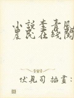 小说李青风流小农民在线阅读封面