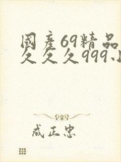 国产69精品久久久久999小说
