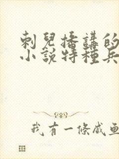 刺儿播讲的有声小说特种兵在都市