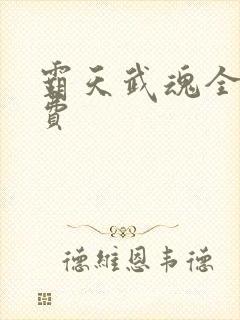 霸天武魂全文免费