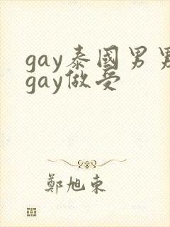 gay泰国男男gay做受封面