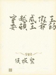 穿越成假王妃,委顿王爷的小说