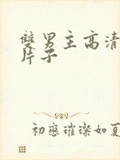 双男主高清mv片子封面