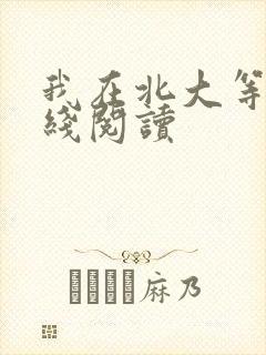 我在北大等你在线阅读