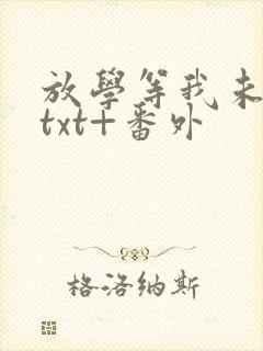 放学等我未删减txt+番外