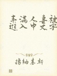 丰满人妻被猛烈进入中文字