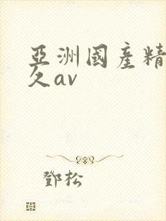 亚洲国产精品久久av