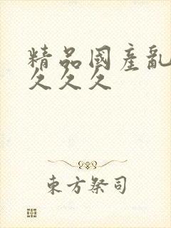 精品国产乱久久久久久