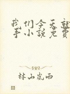 我们今天就会分手小说免费阅读