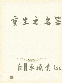 重生之名器娇妾