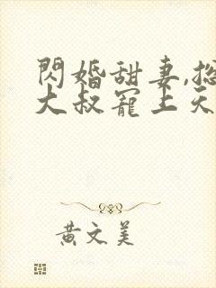 闪婚甜妻,总裁大叔宠上天封面