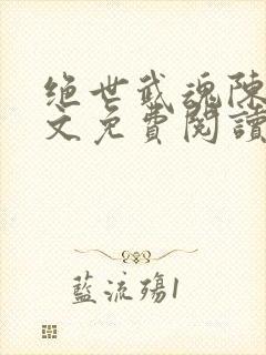 绝世武魂陈枫全文免费阅读