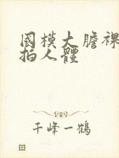 国模大胆裸露私拍人体