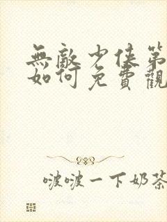 无敌少侠第二季如何免费观看