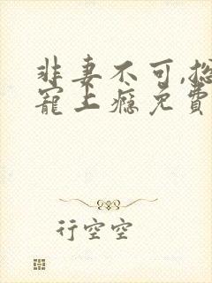 非妻不可,总裁宠上瘾免费阅读封面