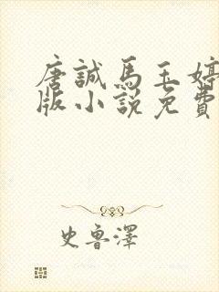 唐诚马玉婷完整版小说免费阅读封面