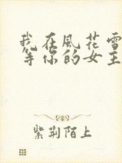 我在风花雪月里等你的女主