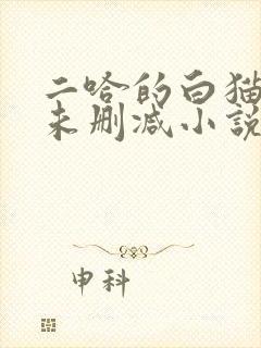 二哈的白猫师尊未删减小说