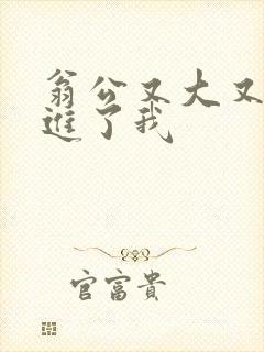 翁公又大又粗挺进了我