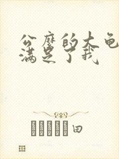 公么的大龟强大满足了我