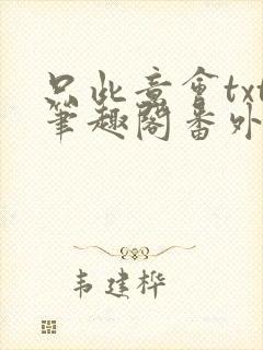 只此意会txt笔趣阁番外