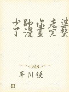 少帅你老婆又跑了漫画完整版免费阅读封面