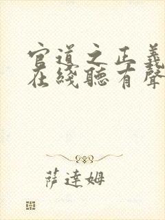 官道之正义之剑在线听有声书