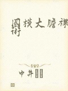 国模大胆裸体艺术